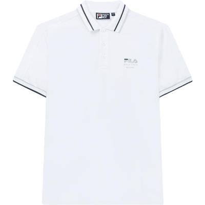 2023 New Summer Fashion Versatile Knitted Short Sleeve Polo Shirt Men Tops White F11M338108F-WT
