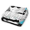 Jujutsu Kaisen Blanket Gojo Satoru Anime Flannel Throw Blankets Bedding Couch Personalised Soft Warm Bedspreads,