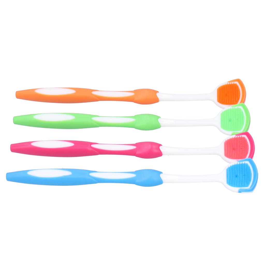 Gratte-langue en plastique pour voyage, portable, rafraîchit l'haleine, brosse nettoyante pour la langue, pour les soins bucco-dentaires