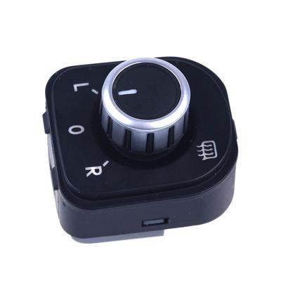 Nový spínací knoflík pro nastavení bočních zrcátek v chromu Jetta MK5 Golf MK5 MK6 Rabbit Eos Passat B6 3C Tiguan 1K0 959 565 5ND959565B