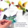 20 Pieces Large Size Hummingbird Window Hummingbird Decals for Windows Anti-Collision Window Clings Decals to Prevent Bird Strikes on Glass Non