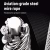 Fall Arrester 5m/10m/15m Fall Protection Device 150kg-300kg Heavy Duty Cargo Elevator Crane Self-Locking Airborne Fall Arrestor