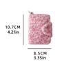 Cute Plush Leopard Pattern Snap Card Bag for Girls Mini Storage Wallet Coin Wallet Pendant Earphone Bag Women's Gifts