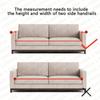 Sofa Couchbezug Wasserdicht Elastisch Ecksofabezüge L-förmiges Sofa Überwurfbezug Schutzbezug Bankbezug Dünner Stoff 1/2/3/4 Sitzer