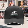 1 Stück Z900 Leichte Baseballkappe Atmungsaktive Schwarze Snapback mit Kräftigem Z2286meter Aufdruck Verstellbare Passform für Outdoor-Sportarten
