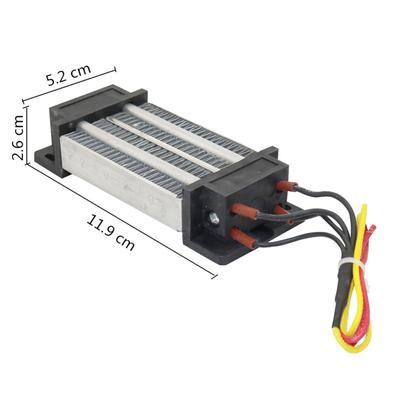 Fågelägg Kläckning Hållbar AC/DC 220V 200W Elektrisk Keramisk Termostatisk PTC Värmeelement Värmare Isolerad Luftvärmare 1 st
