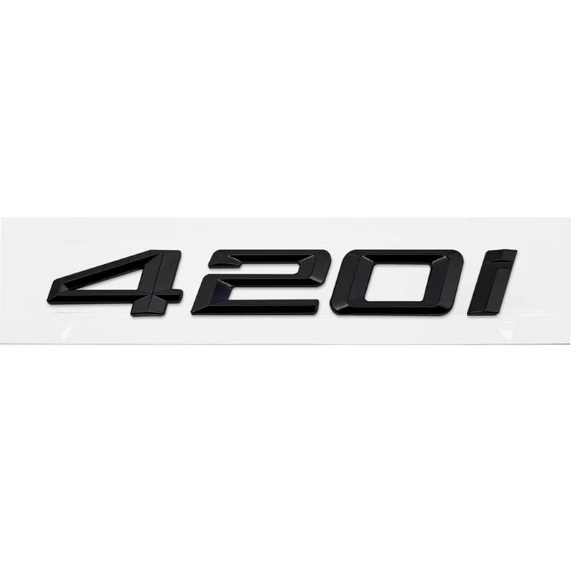 ABS Samochód Tylny Bagażnik Litery Logo Odznaka Emblemat Naklejka Dla BMW Seria 4 420i 425i 428i 430i 435i 440i 450i F30 F32 F33 F36 G26 G22