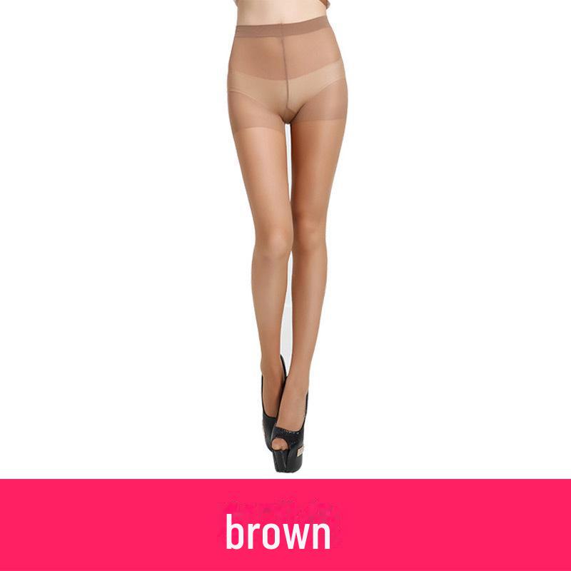 Fenna Women's 10D Core-Spun Silk Thin Pantyhose for Spring and Summer