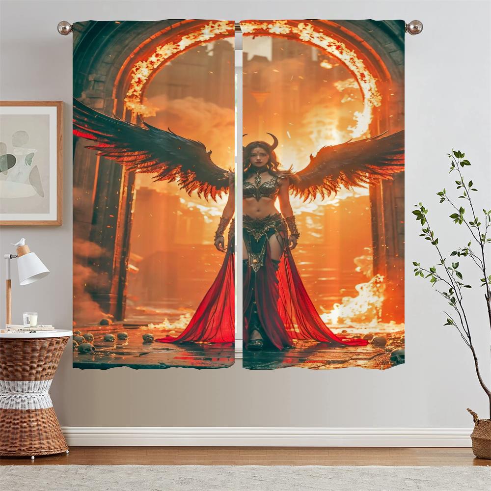 

Занавеска, занавеска, тюль для гостиной, украшение для спальни, 2 шт., кухонные занавески по акции, бесплатная доставка W50xH70cmx2pcs-CL