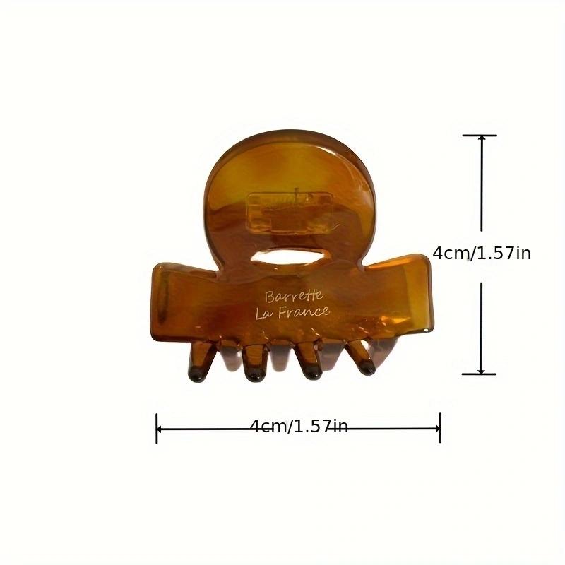 Elegant Acetate Hair Claw Colorful Small Size Hair Clip Shark Clip Half Hair Women Hair Accessories Headwear