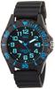 Citizen Analog Battery 10 ATM Water Urethane Black Q&Q Men's Watch, 10-Year Life, Resistance, Band, A22A-005VK,