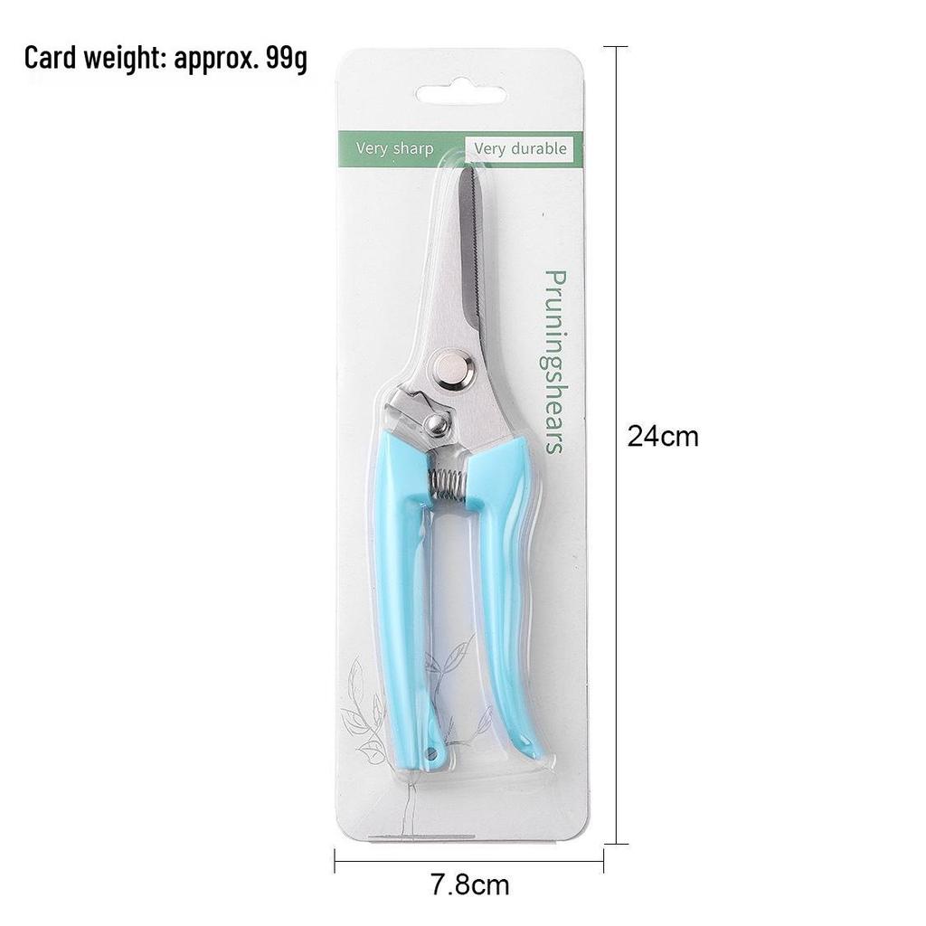 Heavy Duty Stainless Steel Pruning Shears - Multipurpose Garden and Fruit Picking Scissors