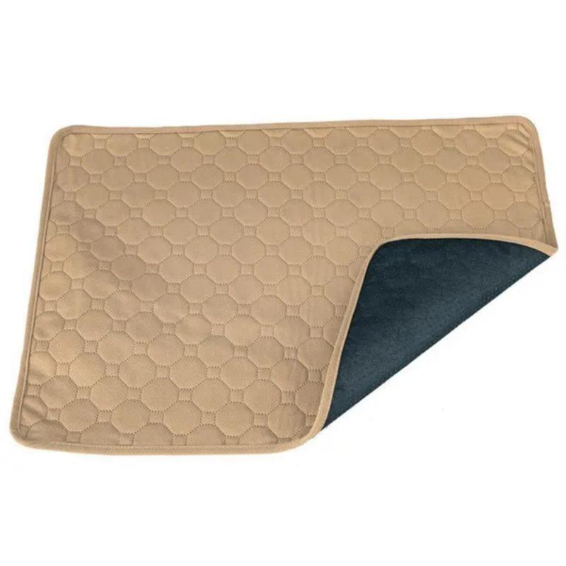 

1PC Pet Urine Pad Blanket Washable Reusable Absorbent Puppy Training Urine Mat S хаки