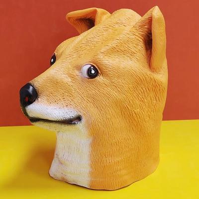 Party Props Animal-themed Latex Dog Mask