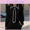 Elegant Work Shirt With 3d Pattern And Vneck For Office Wear