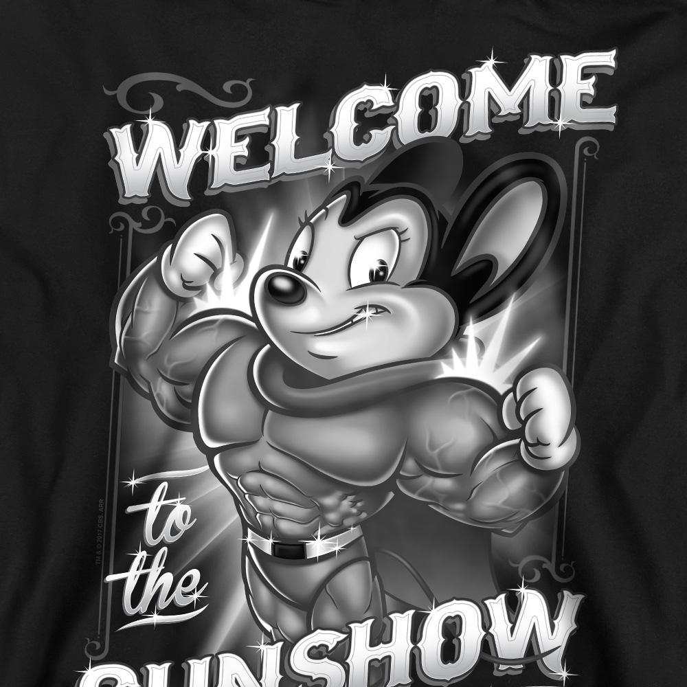 Mighty Mouse Unisex Adult Mighty Gunshow Sweatshirt