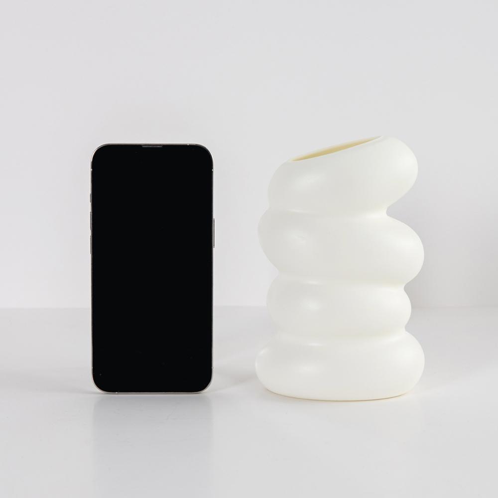 Plastic Vase Imitation Ceramic Flowers Pots Wedding Home Room Outdoor Garden Table DIY Gift Bonsai Festival Yard Garden Decor