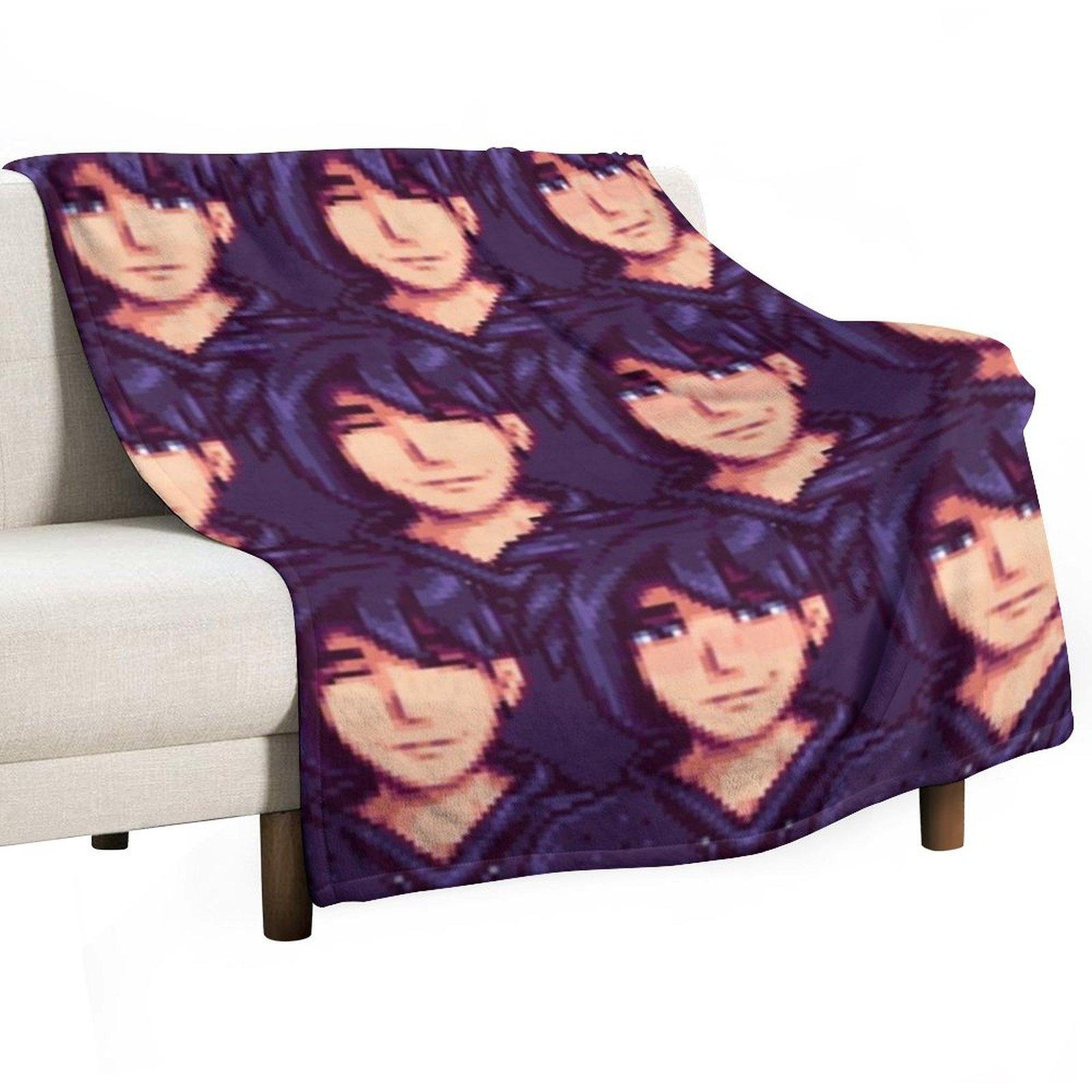 

Stardew Valley: Sebastian Throw Blanket Thin Moving sofa bed Single Blankets 30x40in