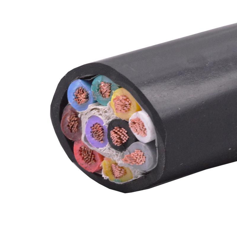 Sheathed Multi-Core Pure Copper Signal Cable (6, 7, 8, 10-core) - 0.5, 0.75, 1.0 Sq Mm Stranded Wire