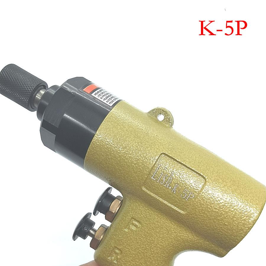 Lish Air Pneumatic Screwdriver K-5P/K-8P with Industrial Grade Bit Cone 5H/8H