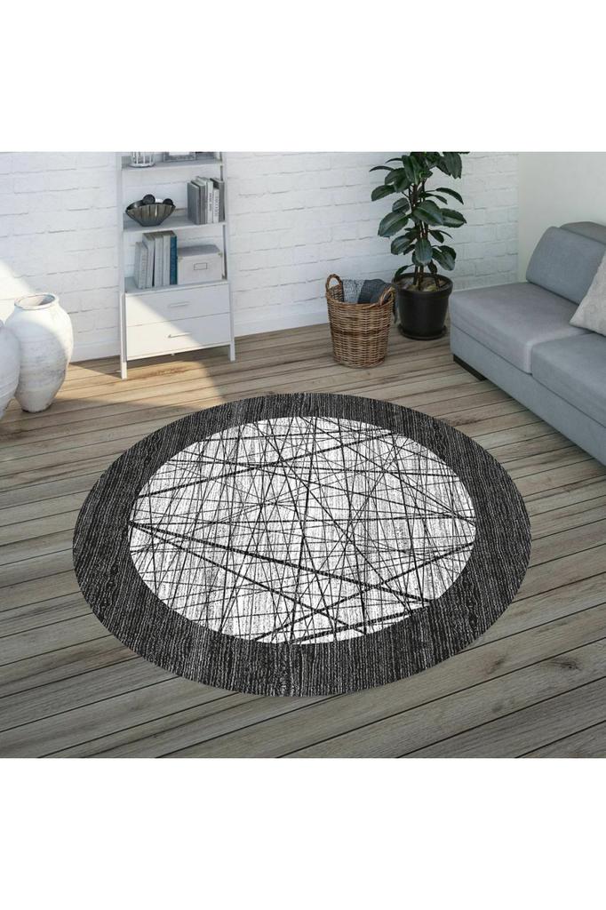 Rovigo Home Pratelný kulatý potištěný koberec RHM7303-HS532