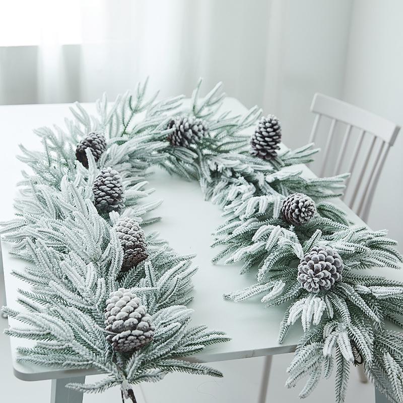Christmas Wreath Vine Door & Wall Hanging Ornaments for Festive Atmosphere