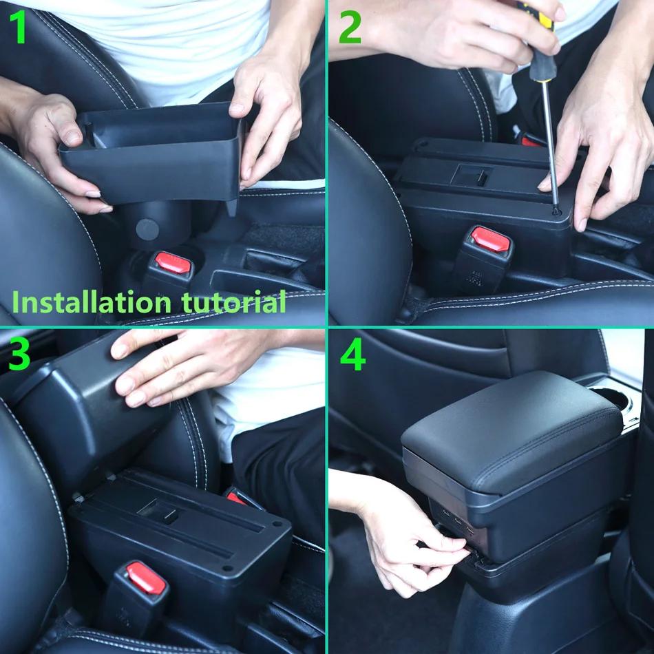 For Peugeot 107 Armrest For Citroen C1 Toyota Etios Aygo BJ Armrest Box Car Accessories Store Box Interior Parts details