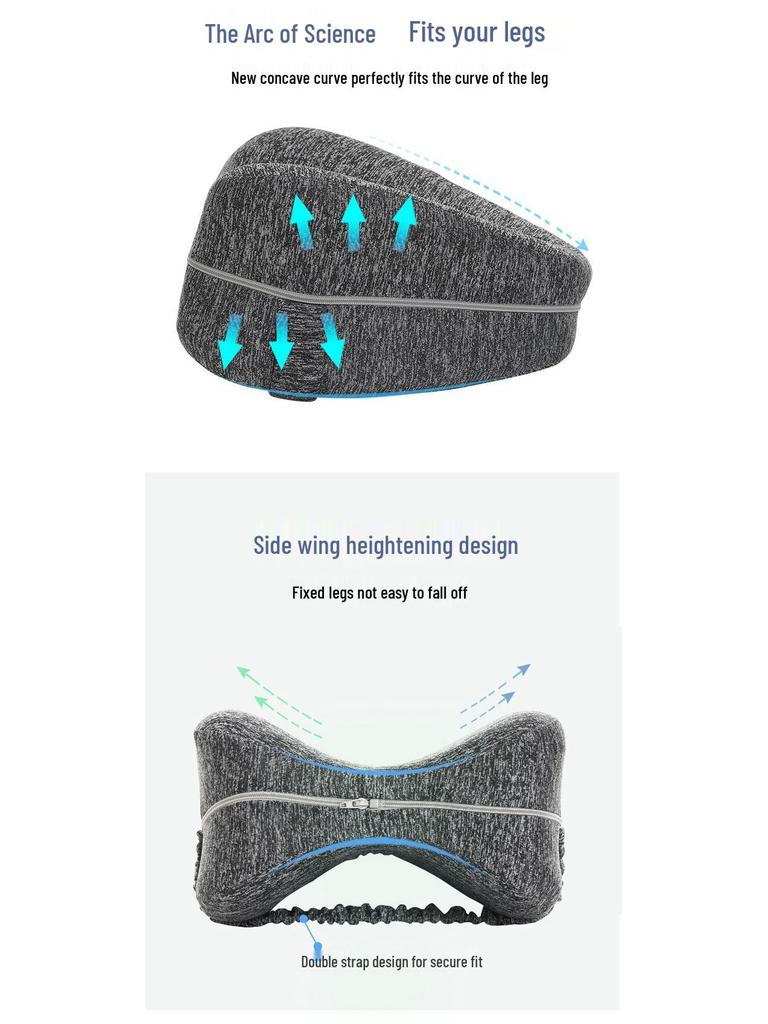 Herzförmiges Memory-Foam Kniekissen für Schwangere