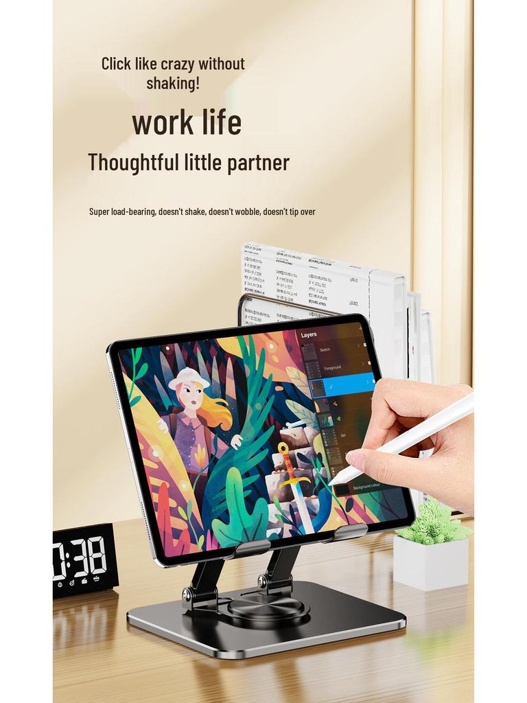 Vollmetall-Drehbarer Tablet-Ständer, 1 Stück