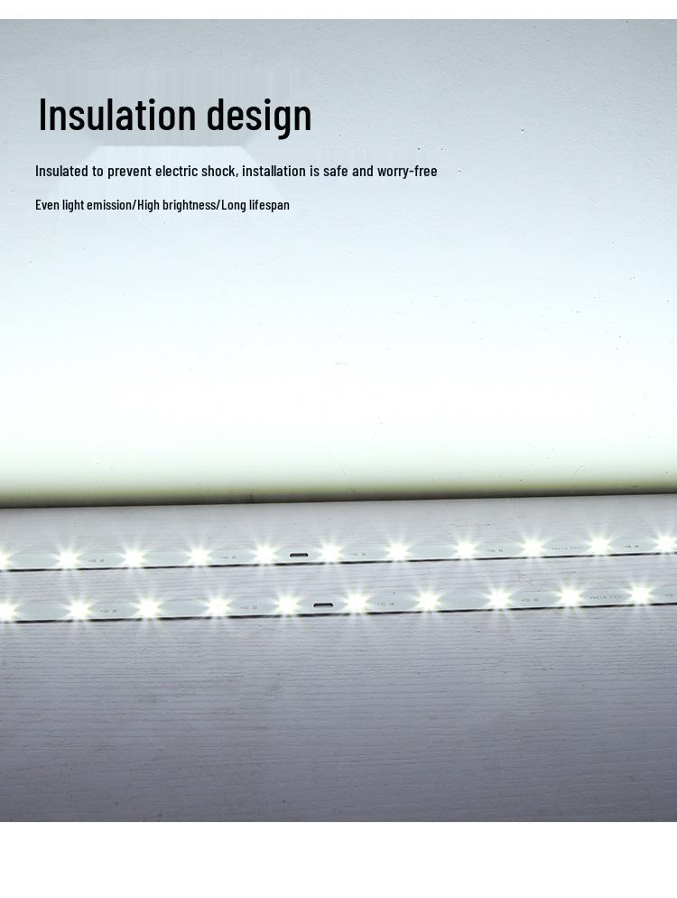 1.2m LED Lamp Strip Aluminum Substrate, 1.1m Office Light Replacement, Super Bright Source Accessories
