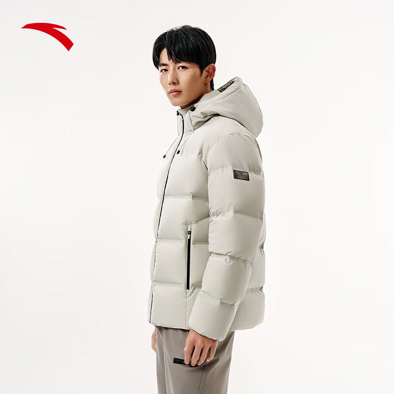 Anta Men's Six-Degree Core Seamless Hooded Down Jacket