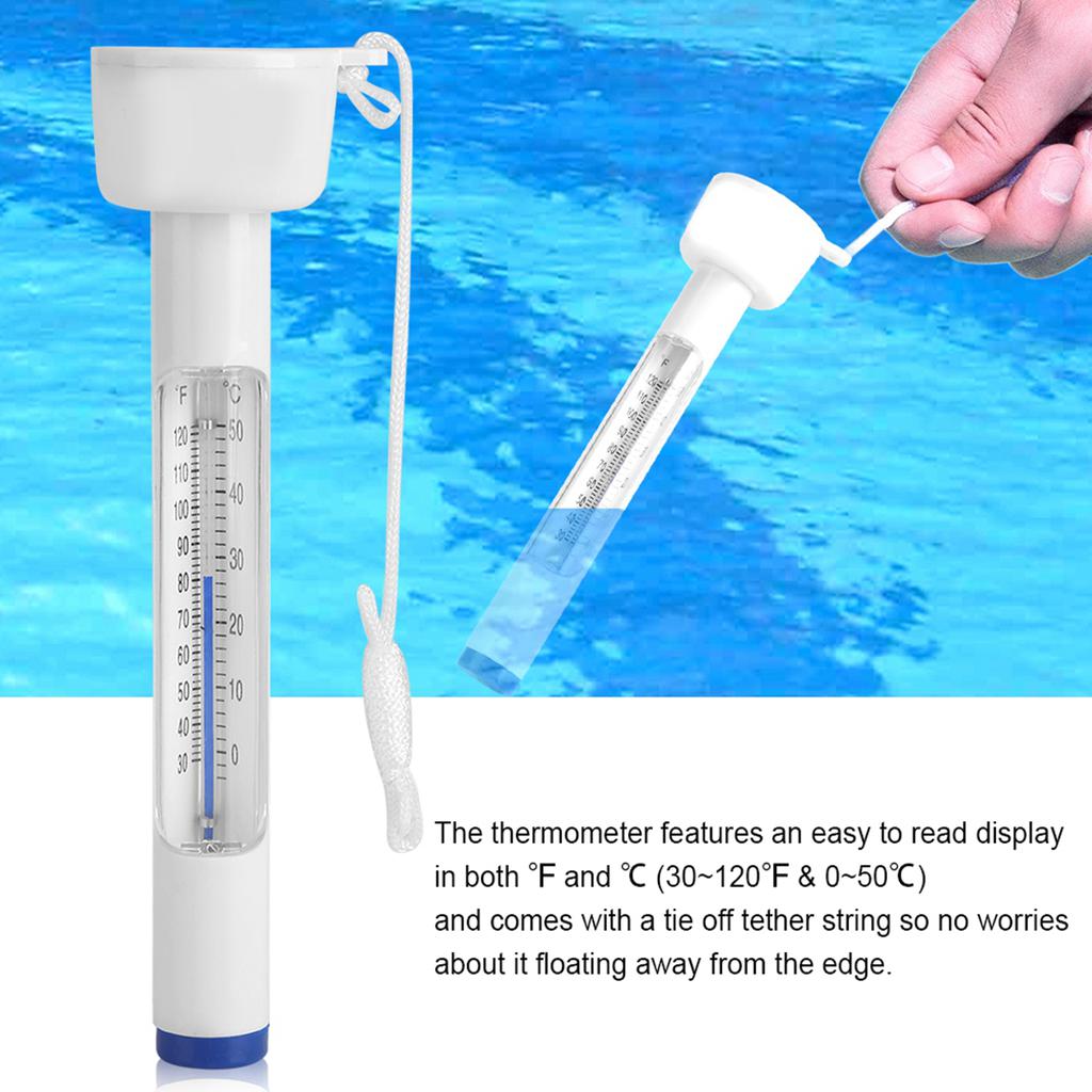 Large Floating Thermometer for Outdoor & Indoor Swimming Pools Spas Hot Tubs Fish celsius & Fahrenheit