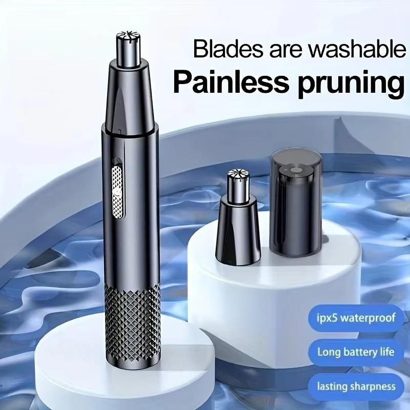 1pc High-Speed Nose Hair Trimmer with Round Arch Blade – Precision Grooming Tool for Effortless Hair Removal