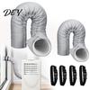 Acessório de Ar Condicionado Sazonal Mangueira de Ar Condicionado Portátil Manga de Isolamento, 59 Polegadas Envoltório Universal para Duto para Manga de Ventilação Lavável 5-5.9