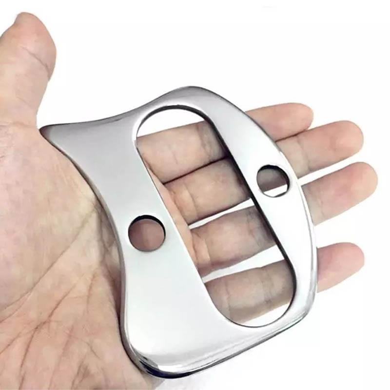 Durable And Safe Portable Stainless Steel Gua Sha Scraping Massage Tool Manual Massage Scraping Board For Body Back Leg Arm Relaxation