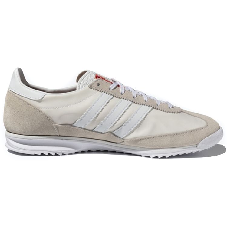 Adidas Originals Sl 72 Comfortable Versatile Low-Top Lifestyle Casual Shoes Unisex Sneakers Beige FY5251