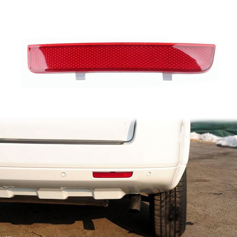 for Range Rover LR2 Rear Bumper Reflector Lights Pair Red Marker Lens Tail Fog Lamp Replacement Driving Safety