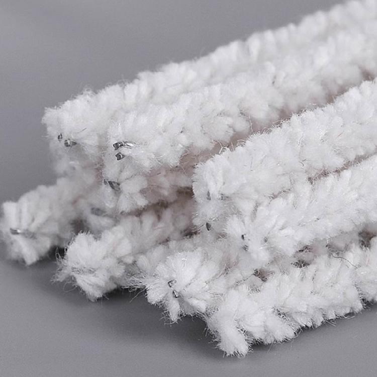 100PCS Pipe Cleaners Cotton Swabs Cleaning Cotton Rods Perfect for Flute and Musical Instruments Hygienic Maintenance