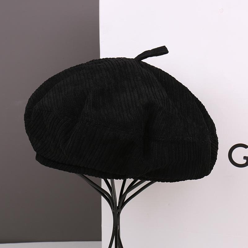 Spring and autumn show face small beret children fashion students versatile big head circumference painter hat casual bud hat