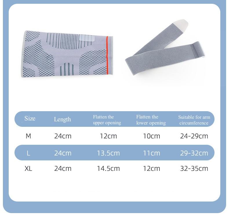 1 Piece 3D Woven Silicone Compression Sleeves Elbow Pads With Strap Adjustable Unisex Elastic Elbow Brace Arm Sport Support