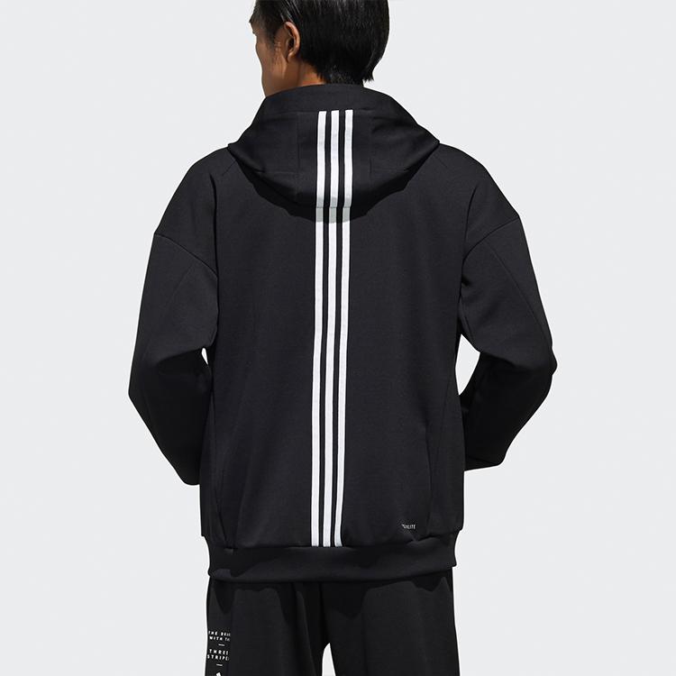 Adidas Id Sweat Hooded Jacket Men Outerwear Black ED1948