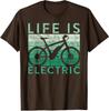Life Is Electric Electric Bike Rider Tee Unisex T-Shirt