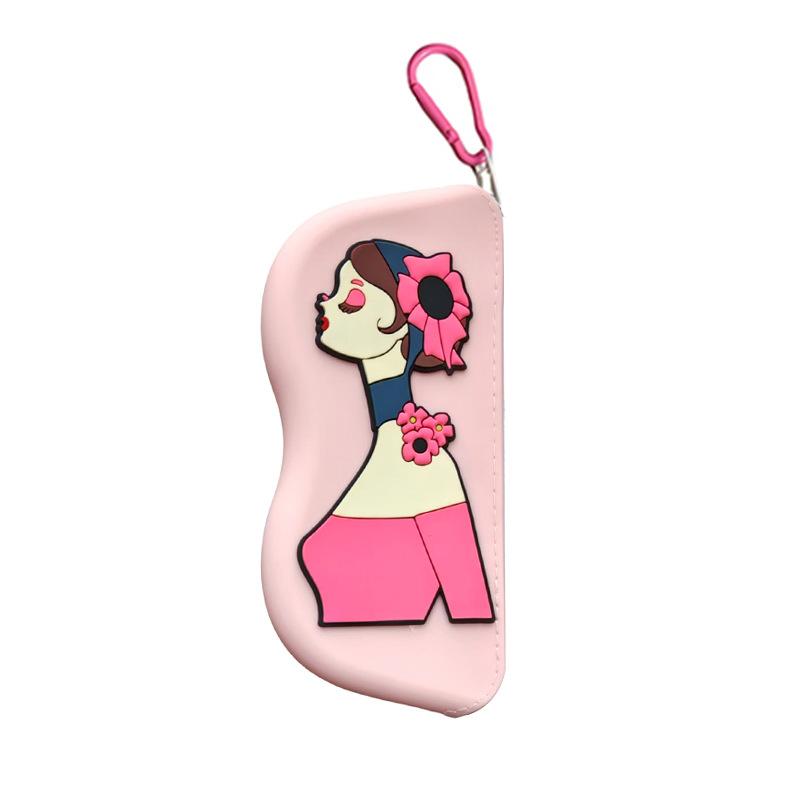 Modische Tragbare Multifunktionale Brillen Tasche Wasserdicht Staubdicht Münzbeutel Silikon Kleine Gegenstände Taschen Brillenetui für Reisen