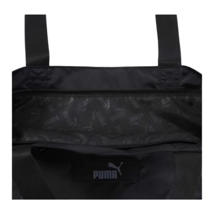New PUMA Fabric Tote Bag, Shopping Bag, Shoulder Bag Women's Black 079472