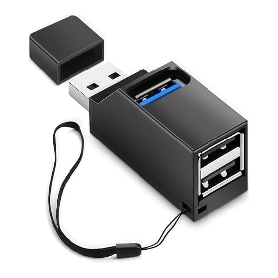LeTradeJP USB Hub 3 Port USB3.0 + USB2.0 Combo Hub Ultra Small Bus Powered USB Hub Expansion USB Port Portable Expansion High Speed Lightweight