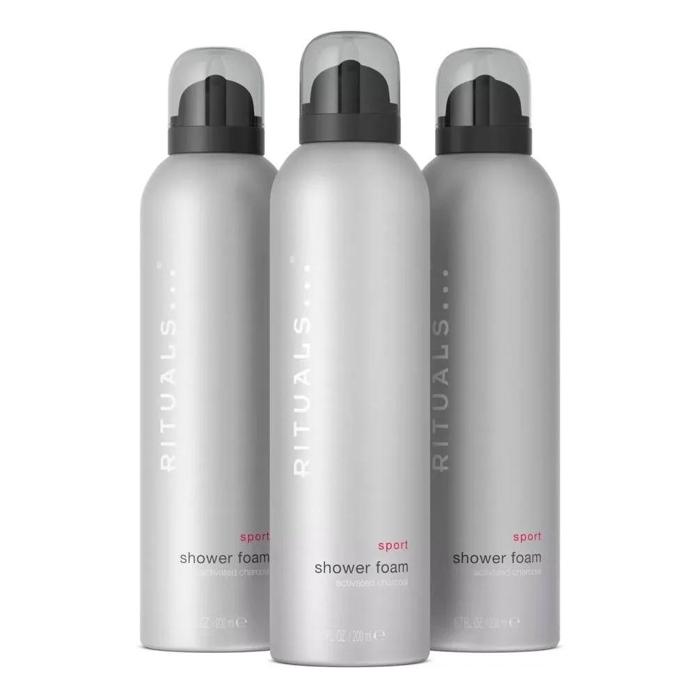 RITUALS Нидерланды Sport Homme Вспенивающийся гель для душа с активированным углем и мятой 200 мл x 3 шт.