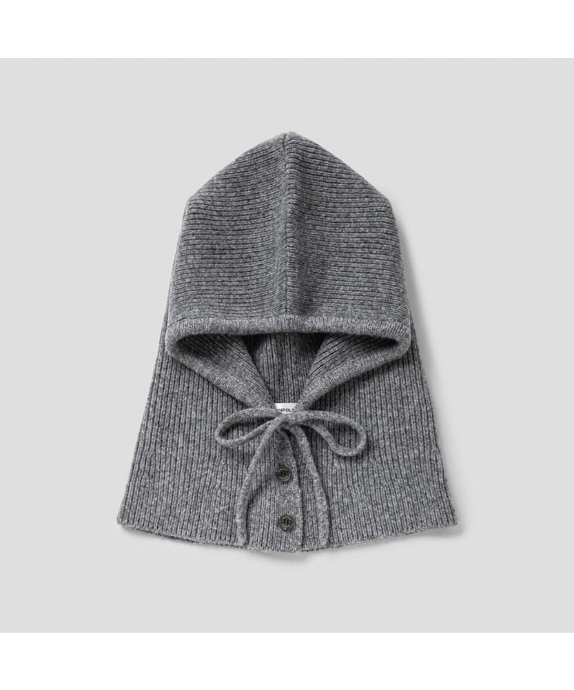 Binpolaegseseoli Wool Flare Balaclava - Grey