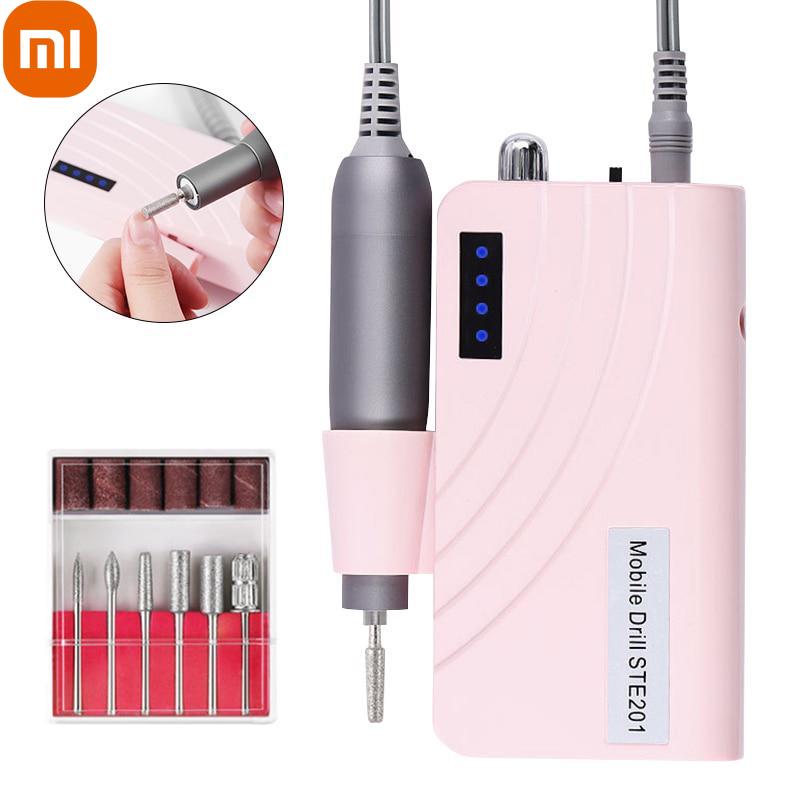 

Xiaomi Portable 30000RPM Rechargeable Nail Drill Machine Electric Nail File Nail Art Tools Manicure Pedicure Set For Nail Equipment