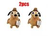 25cm This Is Fine Meme Coffee Dog Plush Toy Soft Stuffed Doll Cute Movie Tv Theme Children'S Birthday Gift For Boys