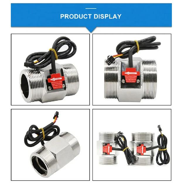 Intelligent flowmeter Table 1-inch water flow sensor measuring flow temperature flow velocity integrated flowmeter